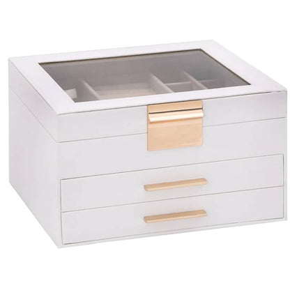 Portagioie 3 Strati Bianco 23x20,5x14 cm