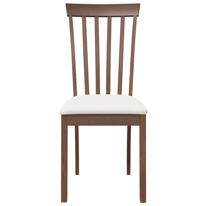 Sedie da Pranzo con Cuscini 2pz Marrone Legno Massello di Hevea