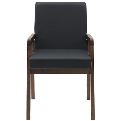 Sedie da Pranzo con Cuscini 2pz Marrone Legno Massello di Hevea