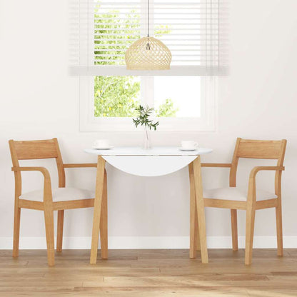 Sedie da Pranzo con Cuscini 2 pz Naturale Legno Massello Hevea