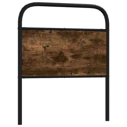 Testiera di Ricambio Rovere Fumo 75 cm in Acciaio e Legno Multistrato