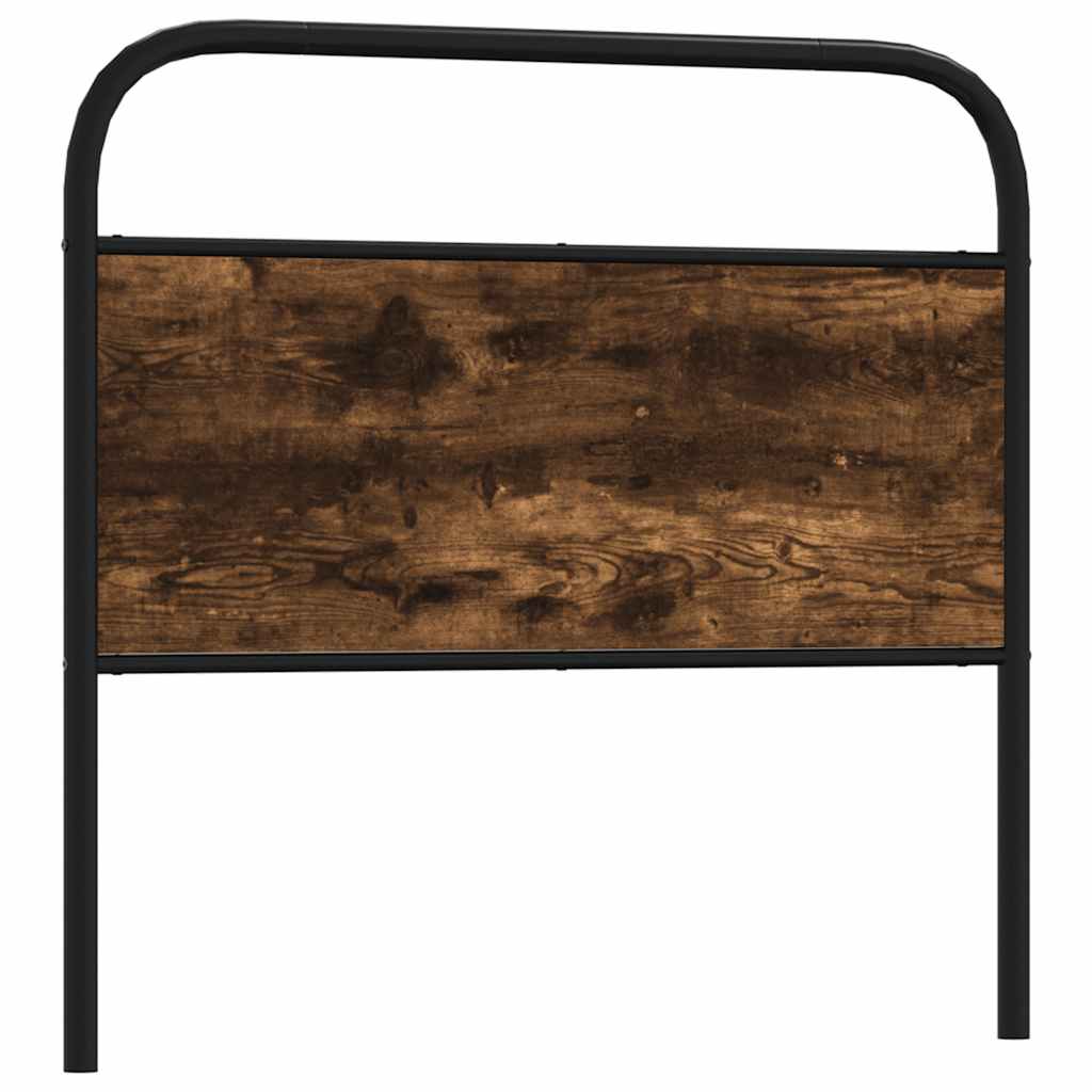 Testiera di Ricambio Rovere Fumo 100 cm in Acciaio e Legno Multistrato