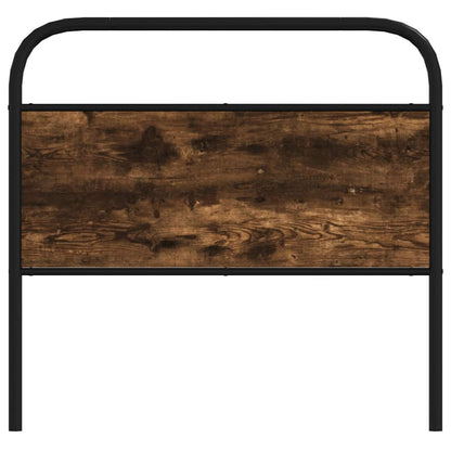 Testiera di Ricambio Rovere Fumo 100 cm in Acciaio e Legno Multistrato
