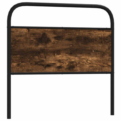Testiera di Ricambio Rovere Fumo 107 cm in Acciaio e Legno Multistrato
