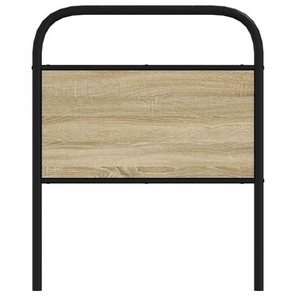 Testiera di Ricambio Rovere Sonoma 80 cm in Acciaio e Legno Multistrato