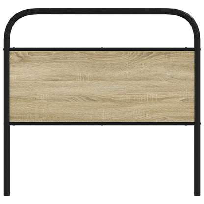 Testiera di Ricambio Rovere Sonoma 100 cm in Acciaio e Legno Multistrato