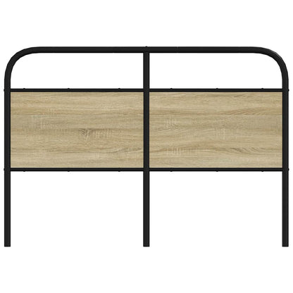 Testiera di Ricambio Rovere Sonoma 120 cm in Acciaio e Legno Multistrato