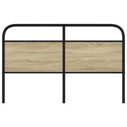 Testiera di Ricambio Rovere Sonoma 150 cm in Acciaio e Legno Multistrato