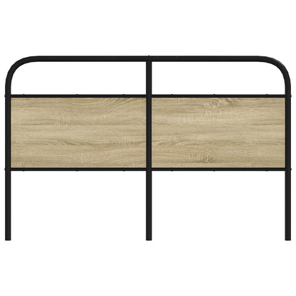 Testiera di Ricambio Rovere Sonoma 160 cm in Acciaio e Legno Multistrato