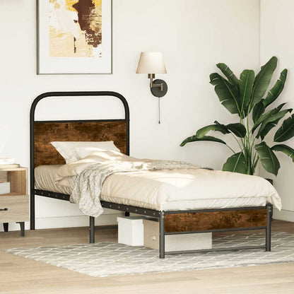 Giroletto senza Materasso Rovere Fumo 75x190 cm in Truciolato