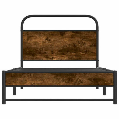 Giroletto senza Materasso Rovere Fumo 107x203 cm in Truciolato