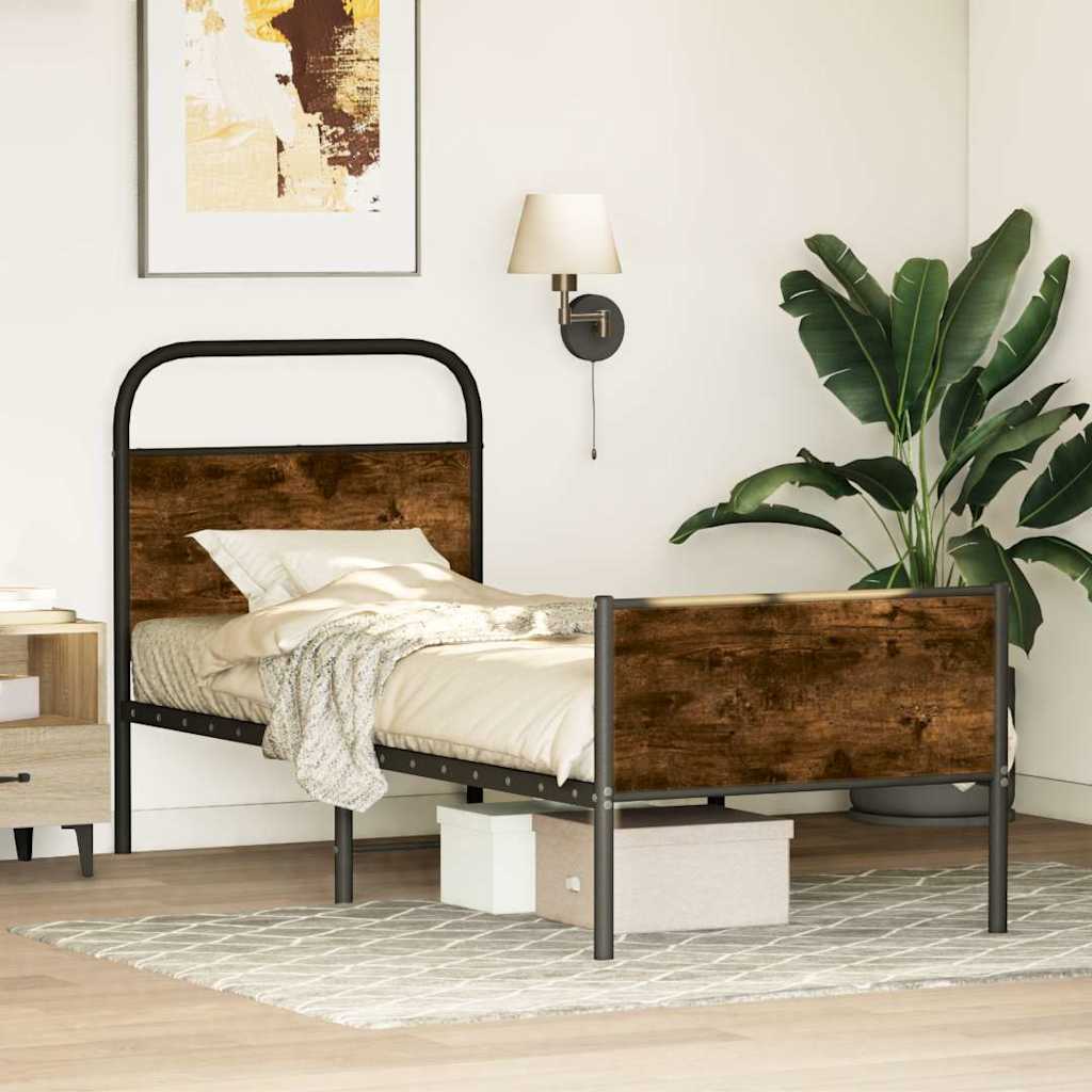 Giroletto senza Materasso Rovere Sonoma 75x190 cm in Truciolato
