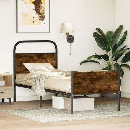 Giroletto senza Materasso Rovere Sonoma 75x190 cm in Truciolato