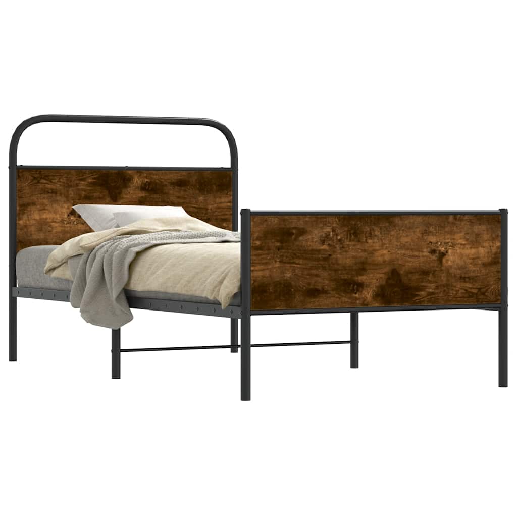 Giroletto senza Materasso Rovere Sonoma 100x190cm in Truciolato