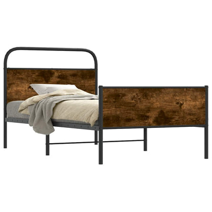 Giroletto senza Materasso Rovere Sonoma 100x190cm in Truciolato