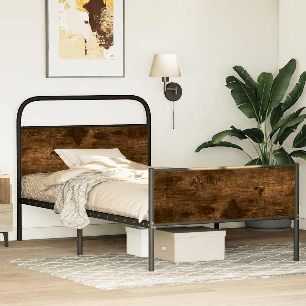 Giroletto senza Materasso Rovere Sonoma 100x200cm in Truciolato