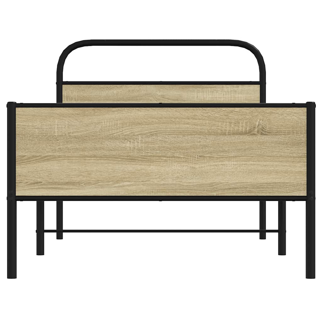 Giroletto senza Materasso Rovere Sonoma 107x203cm in Truciolato