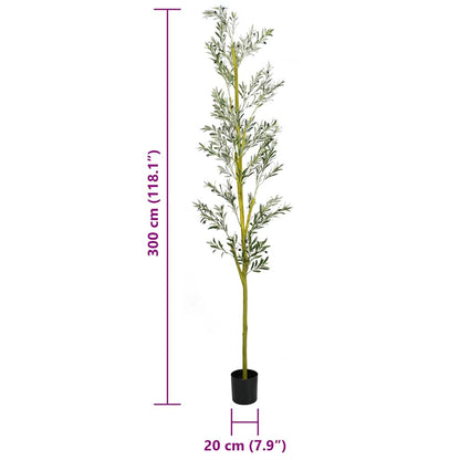 Albero Ulivo Artificiale 1000 Foglie 300 cm Verde
