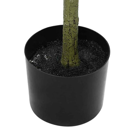 Albero Ulivo Artificiale 450 Foglie 120 cm Verde