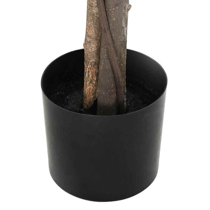 Pianta di Ficus Artificiale 1260 Foglie 200 cm Verde