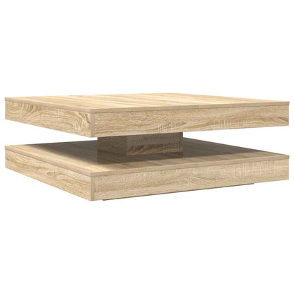 Tavolino da CaffÃƒÂ¨ Girevole a 360 Gradi Sonoma 90x90x34,5 cm