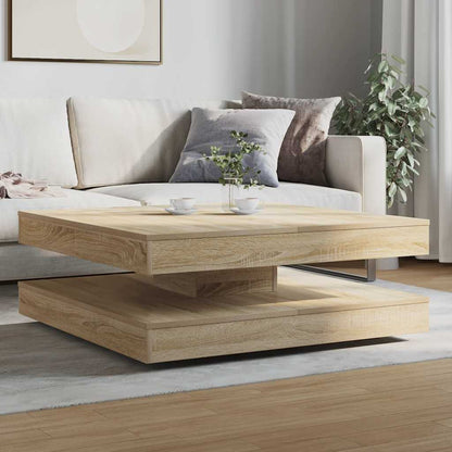 Tavolino da CaffÃƒÂ¨ Girevole a 360 Gradi Sonoma 90x90x34,5 cm