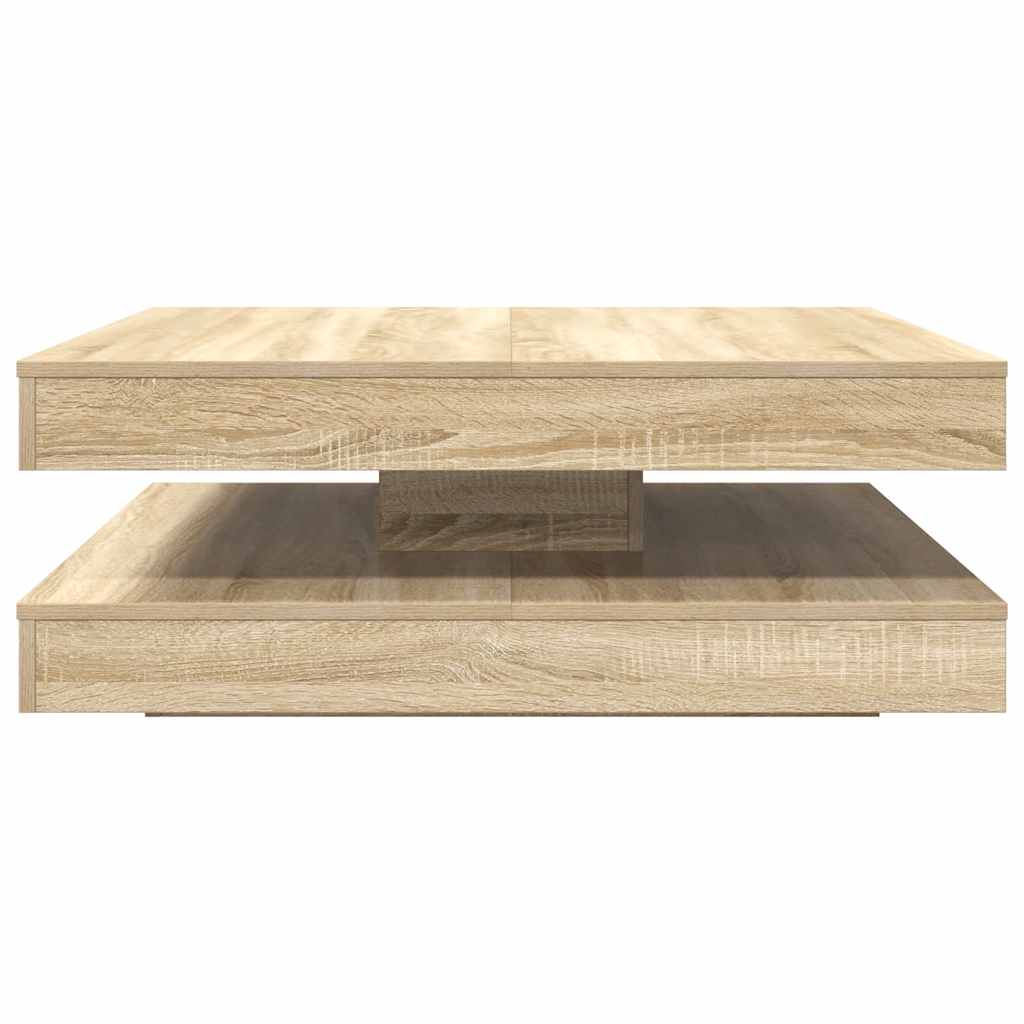 Tavolino da CaffÃƒÂ¨ Girevole a 360 Gradi Sonoma 90x90x34,5 cm