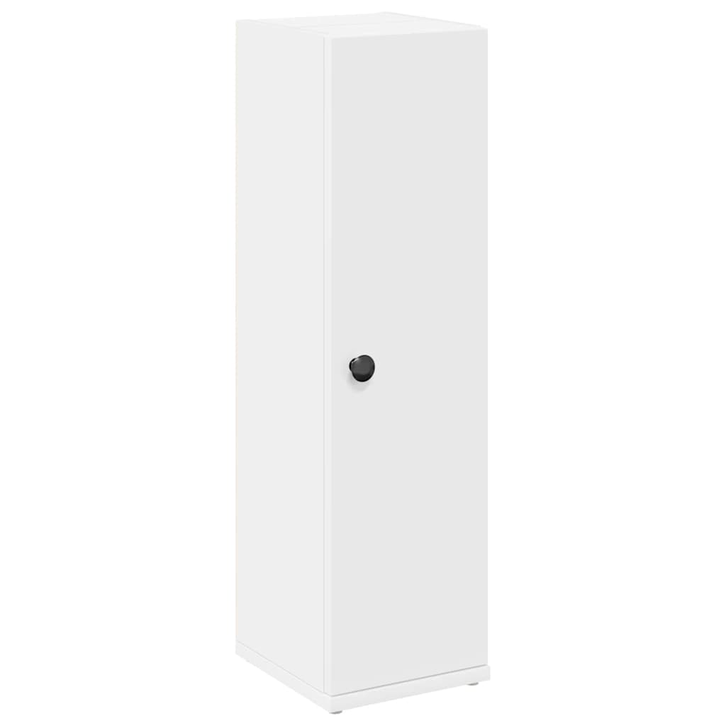 Mobile da Bagno con Portarotolo Bianco 20,5x22x72 cm