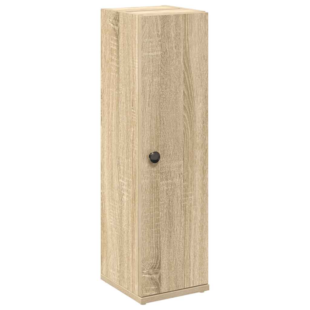 Mobile da Bagno con Portarotolo Rovere Sonoma 20,5x22x72 cm