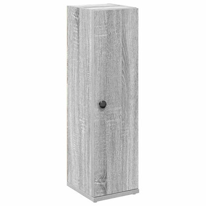 Mobile da Bagno con Portarotolo Grigio Sonoma 20,5x22x72 cm