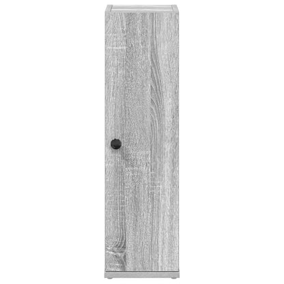 Mobile da Bagno con Portarotolo Grigio Sonoma 20,5x22x72 cm