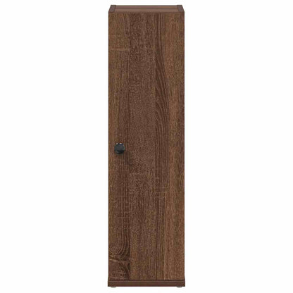 Mobile da Bagno con Portarotolo Rovere Marrone 20,5x22x72 cm