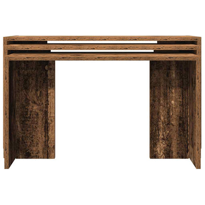 Tavolini Impilabili 3 pz Legno Antico in Legno Multistrato