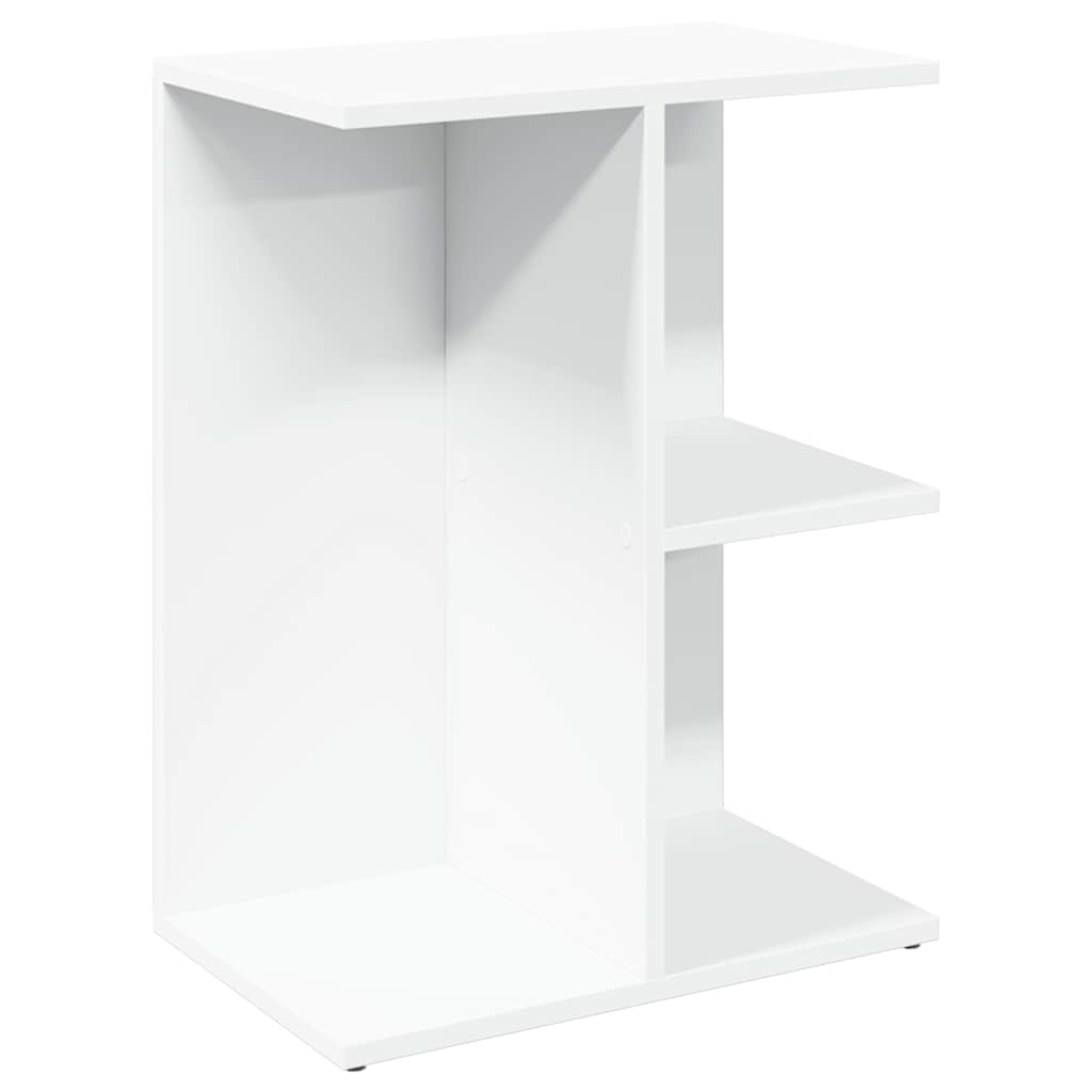 Comodino Bianco 46,5x29x61 cm in Legno Multistrato
