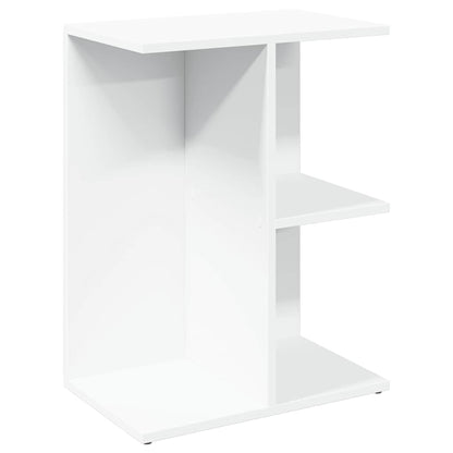 Comodino Bianco 46,5x29x61 cm in Legno Multistrato
