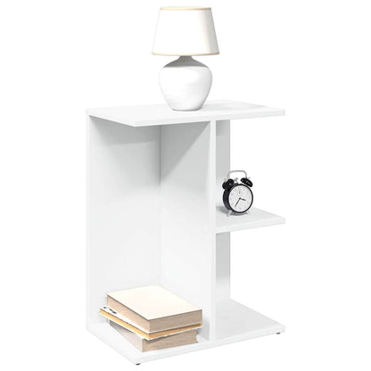 Comodino Bianco 46,5x29x61 cm in Legno Multistrato