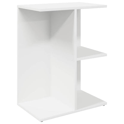 Comodini 2 pz Bianchi 46,5x29x61 cm in Legno Multistrato