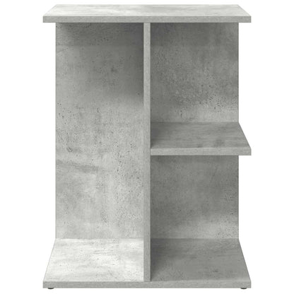 Comodino Grigio Cemento 46,5x29x61 cm in Legno Multistrato