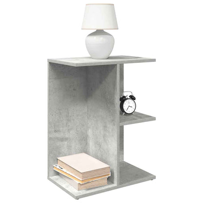 Comodini 2 pz Grigio Cemento 46,5x29x61 cm in Legno Multistrato