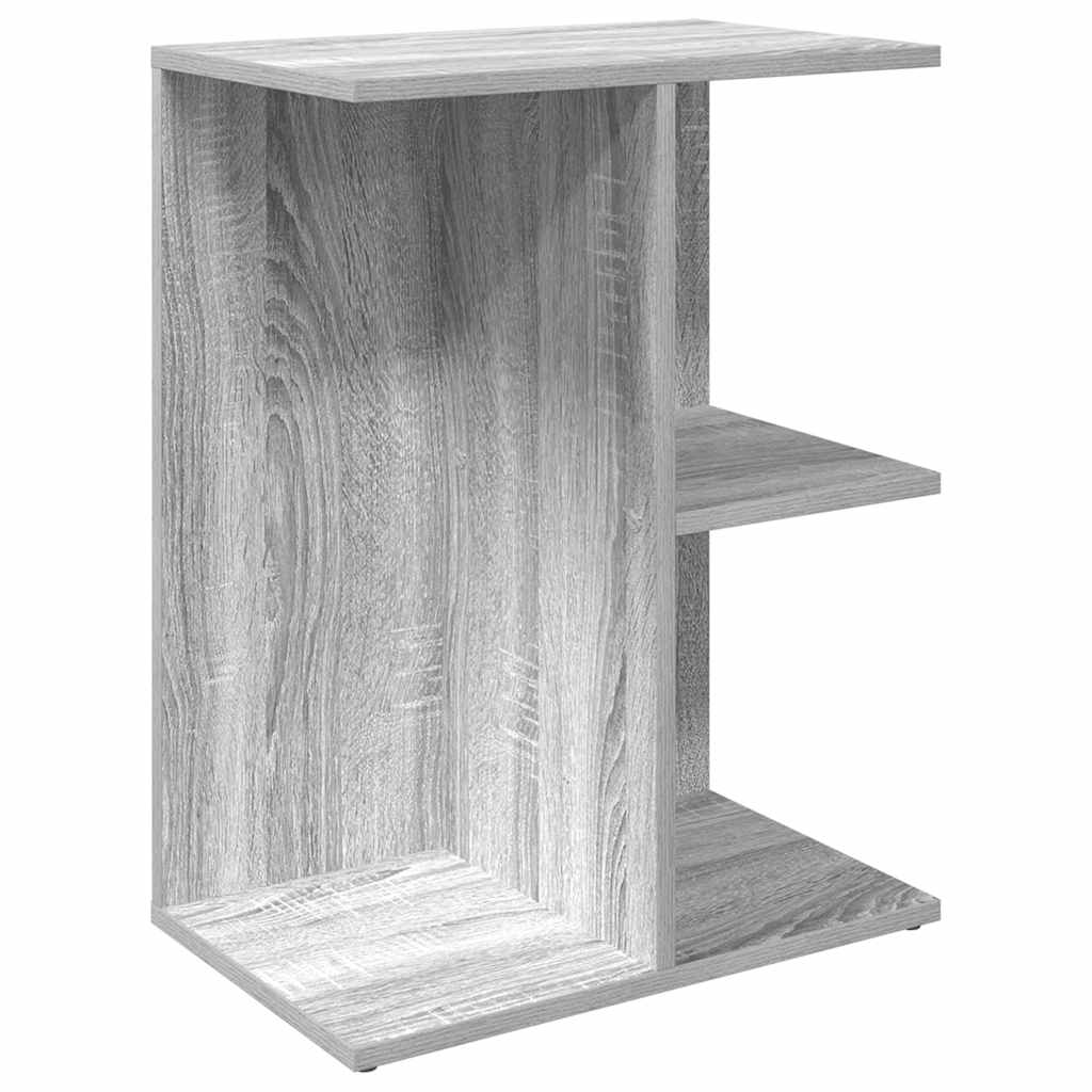 Comodino Grigio Sonoma 46,5x29x61 cm in Legno Multistrato