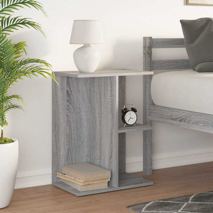 Comodino Grigio Sonoma 46,5x29x61 cm in Legno Multistrato