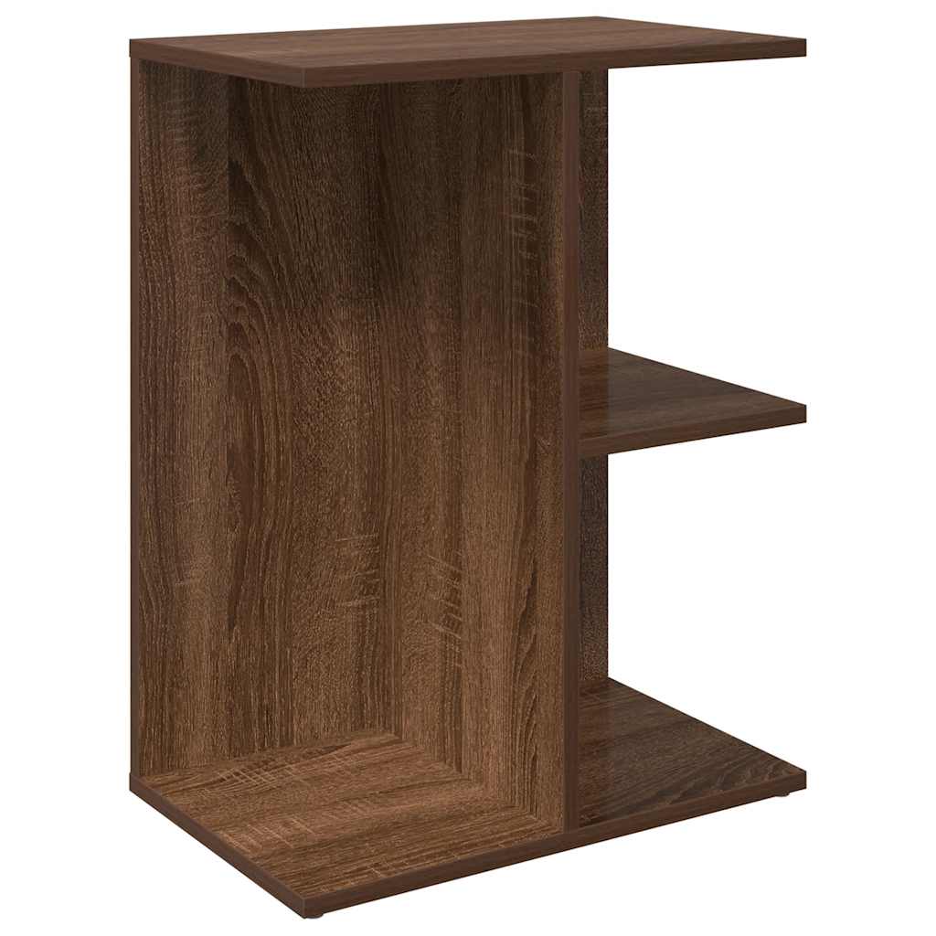 Comodino Rovere Marrone 40,5x31x60 cm in Legno Multistrato