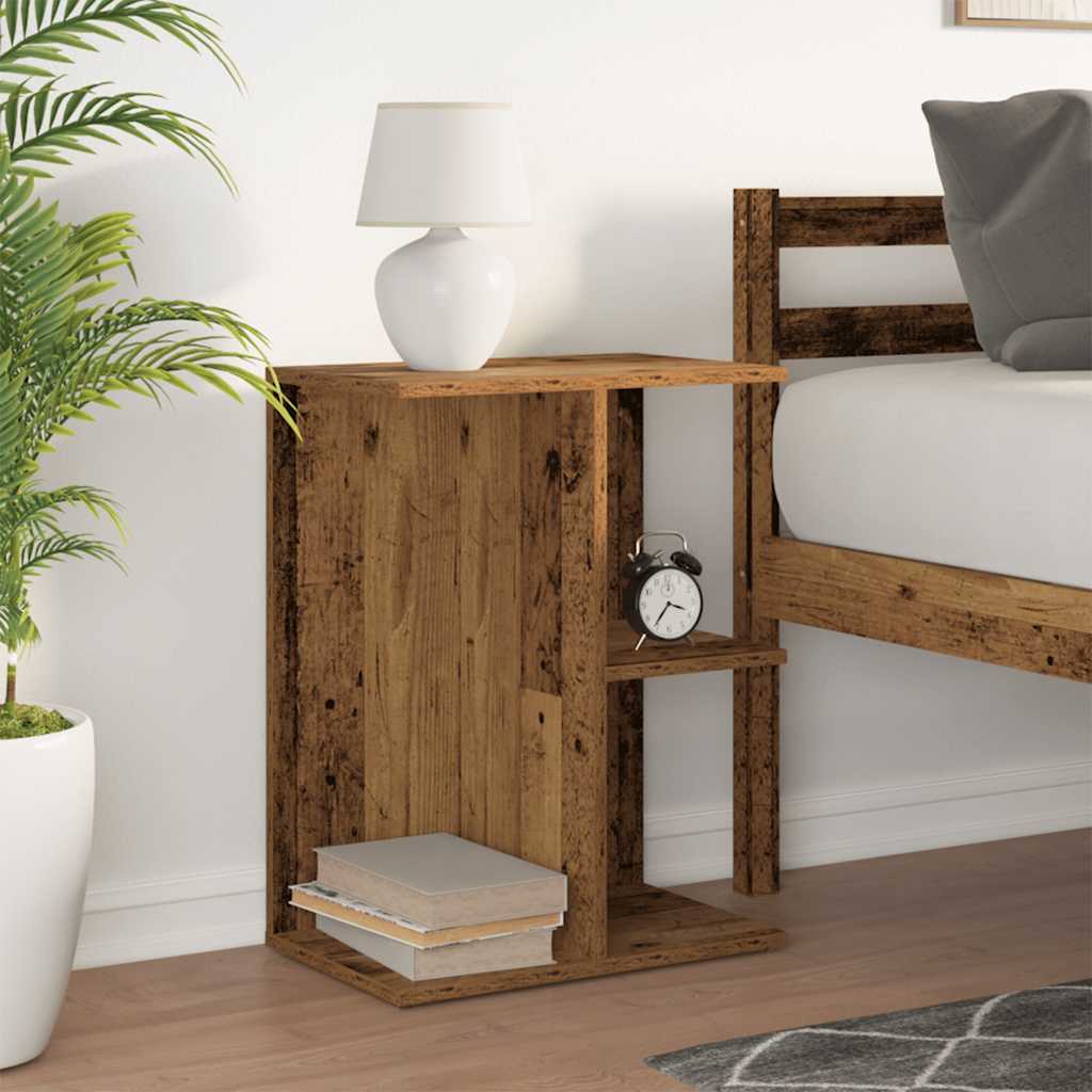 Comodino Legno Antico 46,5x29x61 cm in Legno Multistrato