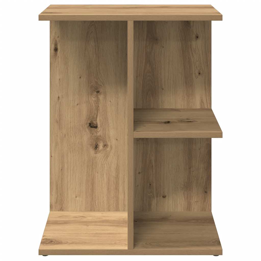 Comodini 2 pz Rovere Artigianale 46,5x29x61cm Legno Multistrato