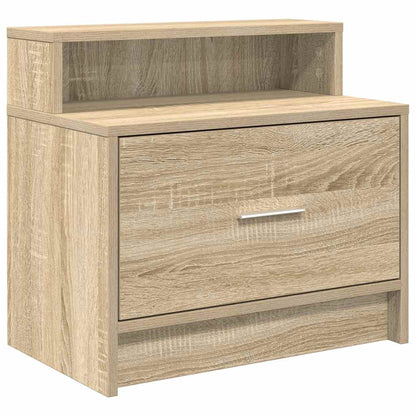 Comodino con Cassetto Rovere Sonoma 51x31x47 cm
