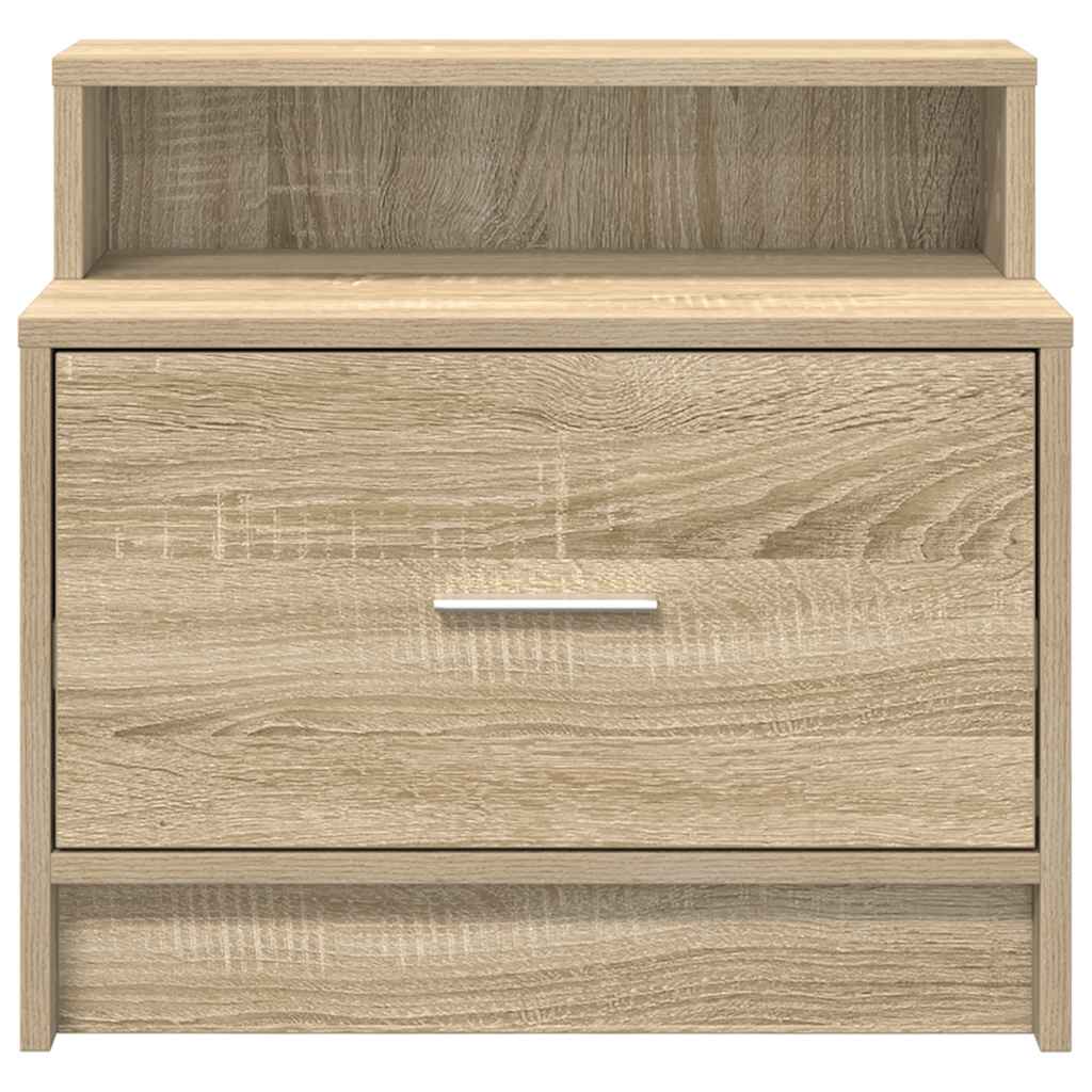 Comodino con Cassetto Rovere Sonoma 51x31x47 cm