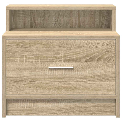 Comodino con Cassetto Rovere Sonoma 51x31x47 cm