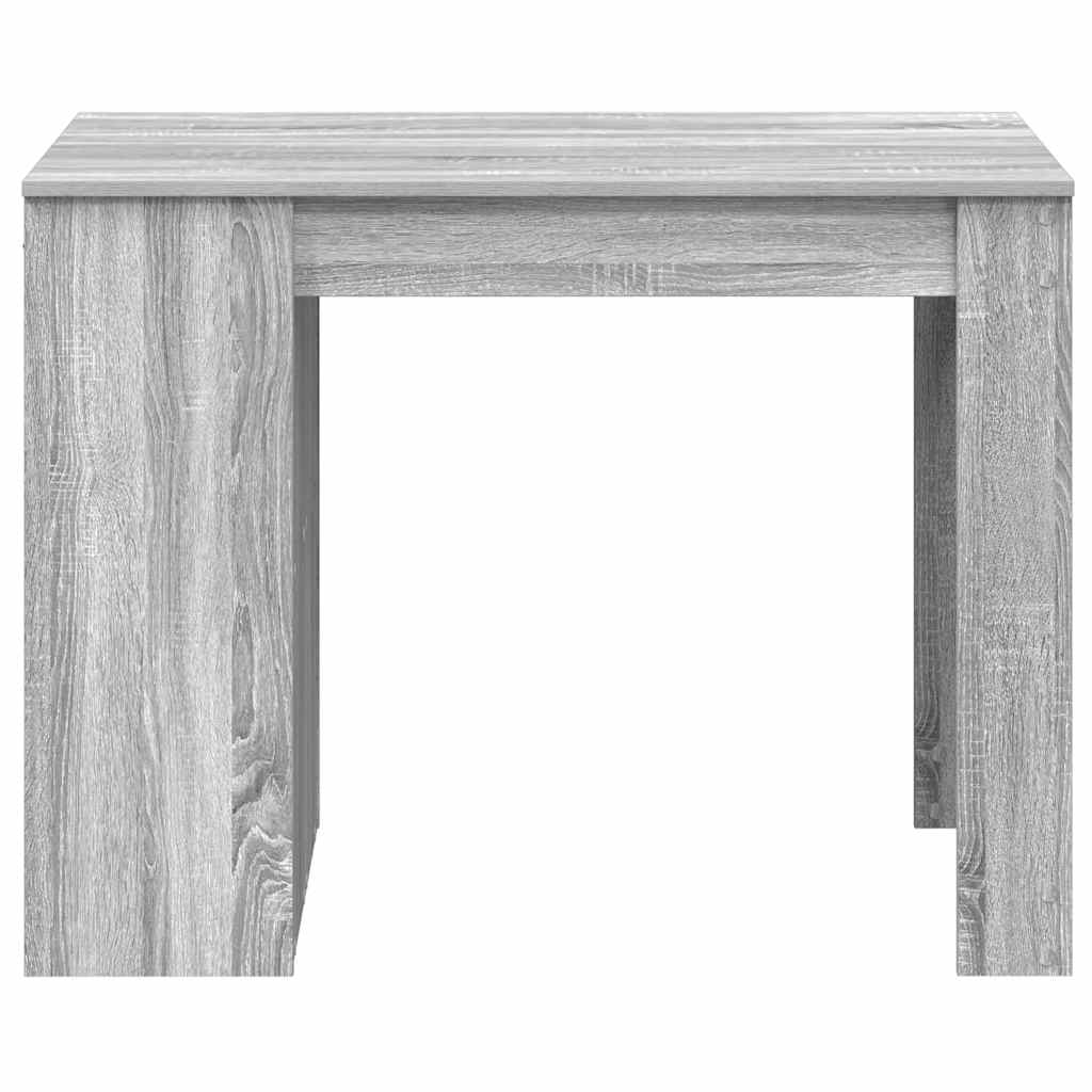 Scrivania con Cassetto Ripiano Grigio Sonoma Legno Multistrato