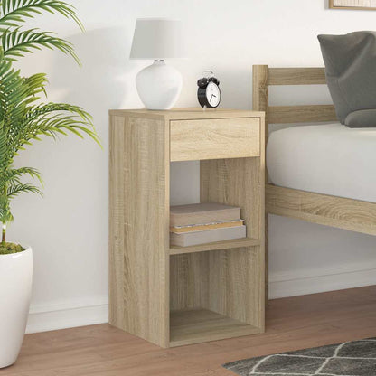 Comodino con Cassetto Rovere Sonoma 35x34x66,5 cm