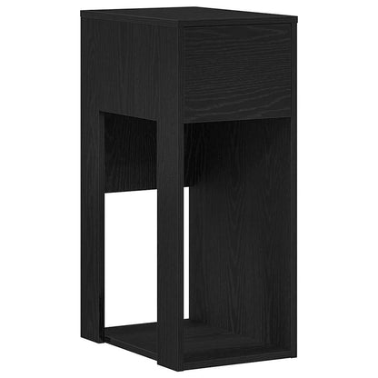 Supporto a Torre per Computer con Cassetto Nero 30x44x74 cm